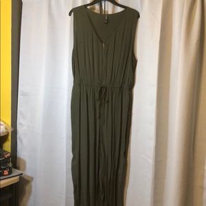 Army Green Jumpsuit